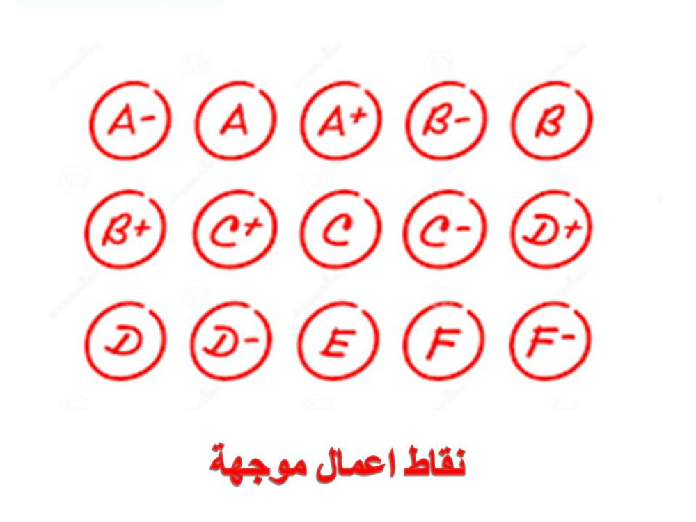 السنة الثانية ليسانس -نقاط تقييم اعمال موجهة